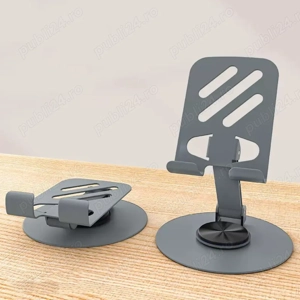 suporturi telefon , tableta de birou ,pliabile din otel , noi la cutie - imagine 4