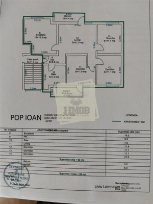 Apartament cu 4 camere 2 balcoane si baie cu fereastra pe Mihai Viteazu - imagine 11