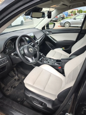 Mazda CX5, an 2016, CD 175 CP, automata, full piele alba, navigatie android, 195000km - imagine 8
