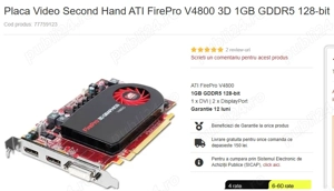 Placi video de vanzare 