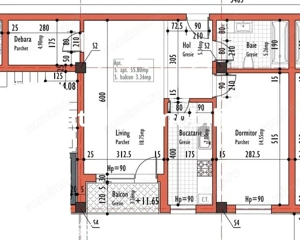 Apartament 2 camere | Bucatarie inchisa | Lift | Dambul Rotund