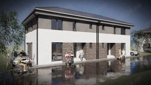 Duplex semifinisat, zona Tautiului,ansamblu cu parc propriu - imagine 2