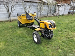 Motocultor    ProGarden  Campo 1273  cu remorca 4 4 alpine RM500T - imagine 3