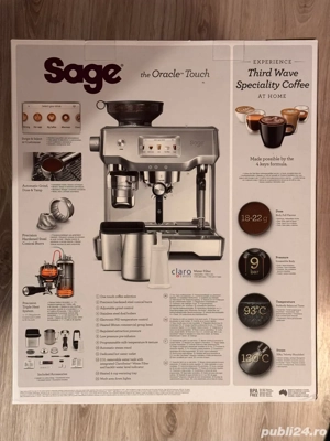 Vand espressor Sage Oracle Touch dual boiler - imagine 2