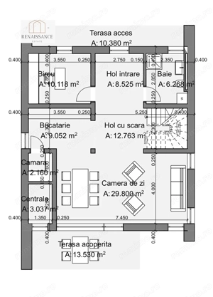 Vila 5 Camere 3 Bai 145mp Utili 450mp Teren | Proiect Modern - Panouri - imagine 11