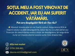 Pieton Pasager rănit, Biciclist lovit? Nu ești singur! Obține Despăgubiri RCA complete!  - imagine 5