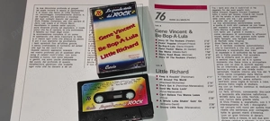 Casete audio originale din 1982 din seria - LA GRANDE STORIA DEL ROCK  nr. 76 - 77 - 78 - 79 - 80   