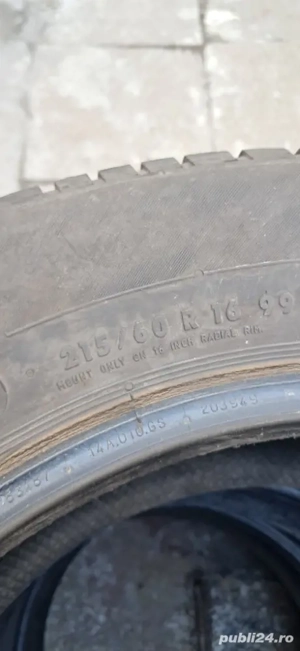 4 anvelope de 215/60r16 - imagine 3