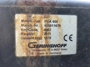 Vand Geringhoff PCA600 ,6 randuri la 70cm - imagine 6