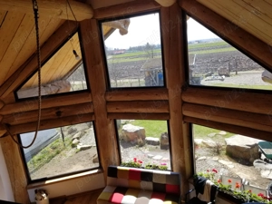 Constructii,case, cabane lemn rotund necalibrat  - imagine 5