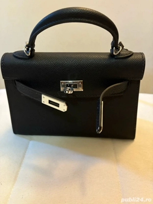 Geantă damă tip Hermes, model Mini Kelly