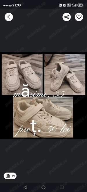 Vând adidași copii