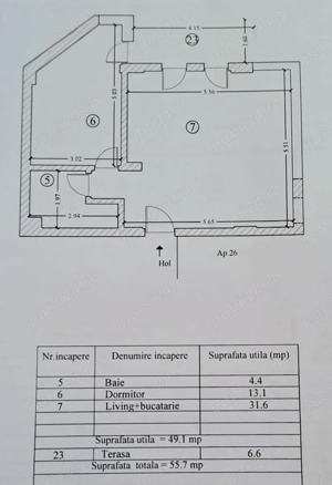 Apartament 2 camere,Meraki Resort & Spa, loc de parcare, proprietar. - imagine 10