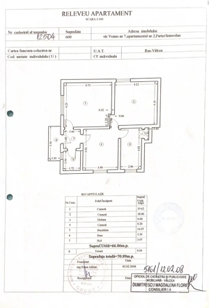 Apartament decomandat de 3 camere la curte  în vilă DE VÂNZARE - Direct Proprietar. Zona Traian - imagine 9