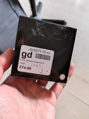 Lantisor cu Pandantiv Guess Jasmine Heart Pendant Necklace - imagine 3