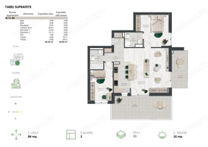 Penthouse cu 3 camere - zona de Nord, Timisoara - Comision 0% - imagine 18
