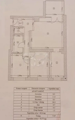 3 camere in Floreasca Residence, mobilat, cu parcare inclusă - imagine 12