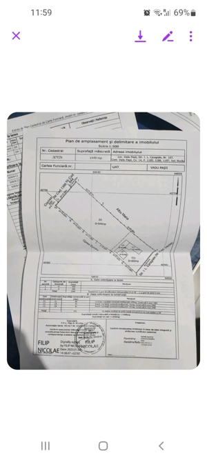 Teren 1449m Vadu Pașii 