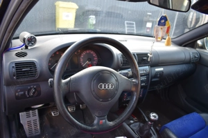 Audi S3 8L, an fabricație 2000, motor 1.8 Turbo (cod APY)   tracțiune Quattro permanenta    300 CP - imagine 6