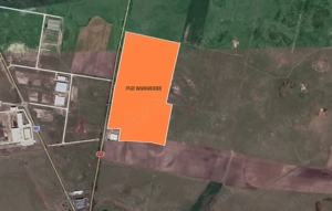 De vanzare teren, cu PUZ, logistica/industrial, coborare A1 - Sanandrei, Timis