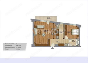 Apartament doua camere cu parcare subterana zona AFI - imagine 15