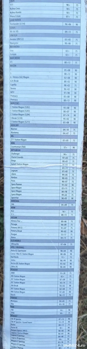 Bare transversale Menabo Brio 120 cm - imagine 4