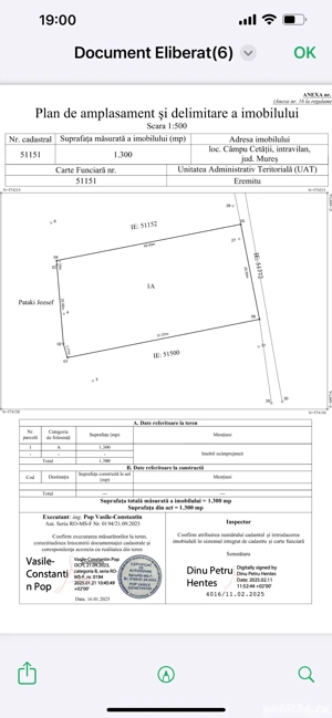 de vanzare teren intravilan 2600 mp Campu Cetatii jud Mures - imagine 6