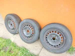 Jante de tabla cu anvelope iarna Kleber 195/65/R15 , dot 2023 