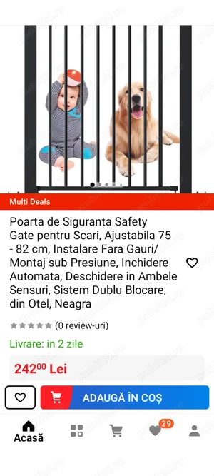 Poarta de siguranta copii - imagine 2