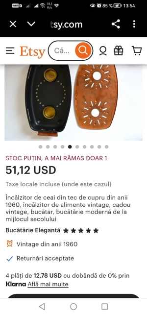 Suport din cupru - imagine 5