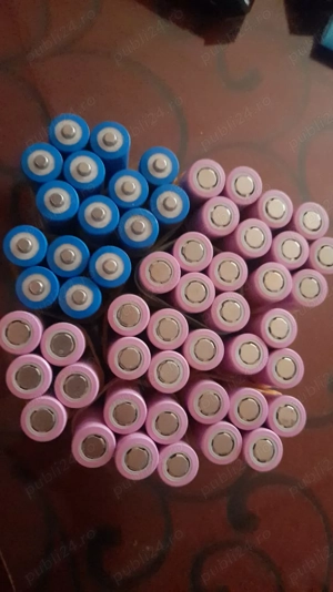 acumulatori noi litiu 18650 celule sudabile 2200mA , INR 18650 - imagine 2