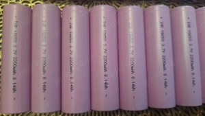 Acumulatori noi litiu 18650 pentru tigari electronice 2200mA 15A curent descarcare ,calitate premium - imagine 2