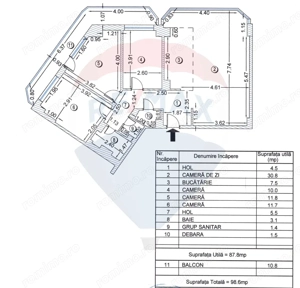 Apartament Ultrafinisat cu 4 camere de vanzare in zona Chisinau - imagine 11