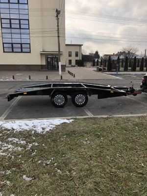 Trailer Remorca Platforma Auto Slep Temared 2000 KG 4 x 2 m Impecabila - imagine 4