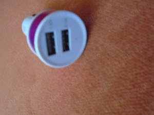 Alimentator auto pentru bricheta masina cu 2 USB ( 2.1 A+ 1.0 A ) - imagine 5