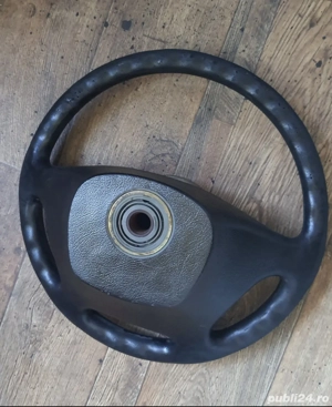 Volan Vw LT 28-35-46 1996-2006 stare originala , functie claxon functionala - imagine 2