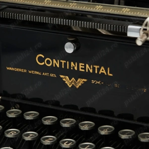 Masina de scris Continental an 1916 - imagine 3
