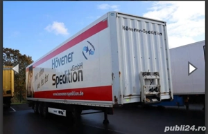 VAND sau schimb 2 semiremorci BOX KRONE 