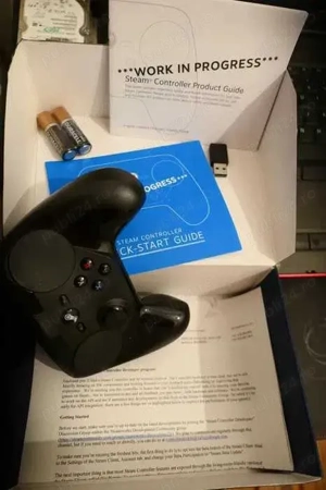 VALVE STEAM Controller Consola Gaming + Dongle SAMPLE USE ONLY - Noua  Nou  NEW  Nos - imagine 5