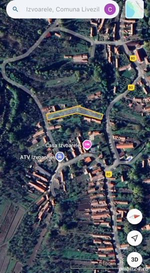 Teren intravilan sat Izvoarele