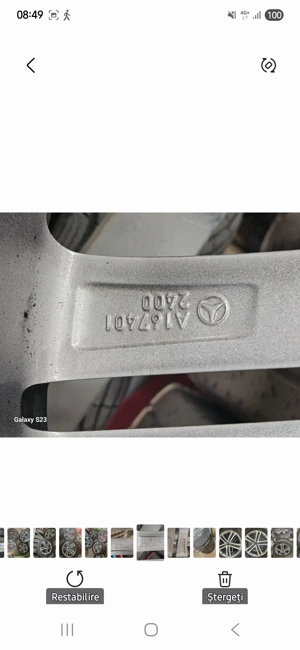 vînd genți aluminiu mercedes GLE 300 2020, 20 zolli  - imagine 5