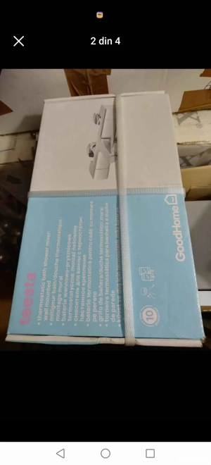 Baterie cada-dus termoreglabila inox - imagine 2