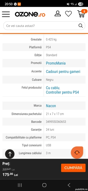 controler PS4  - imagine 5