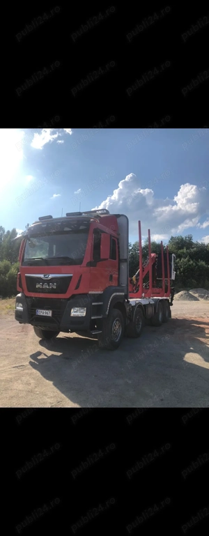 Man tgs 33.500 transport lemn, Epsilon Q150L