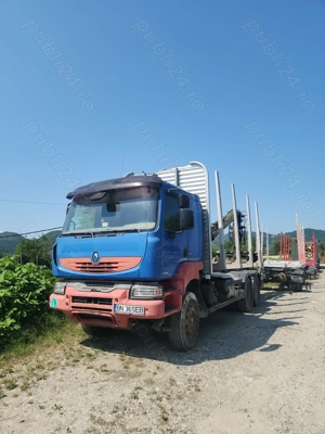Camion forestier Renault  Kerax - imagine 3