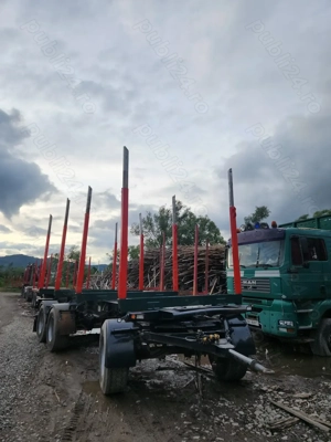 Remorcă forestiera transport lemn  - imagine 4