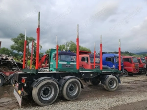 Remorcă forestiera transport lemn  - imagine 3