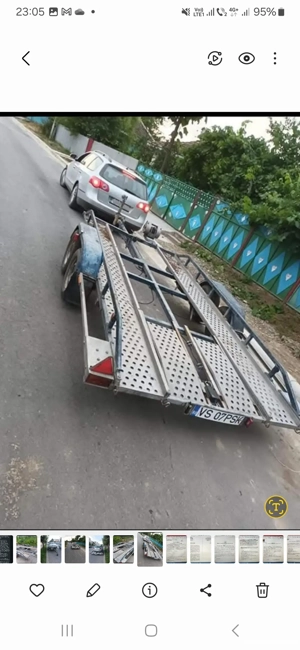 platforma auto trailer de închiriat 