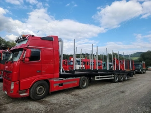 Semiremorca transport forestier marca Krone - imagine 4