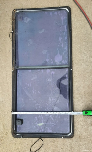 Geam lateral cu deschidere Vw T4 Caravelle/Multivan 114x53cm in spatele soferului   - imagine 2